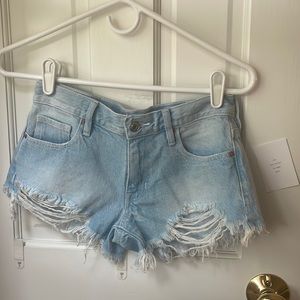 NWOT pacsun low rise denim shorts